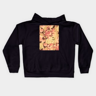 Old Rose Pattern Kids Hoodie